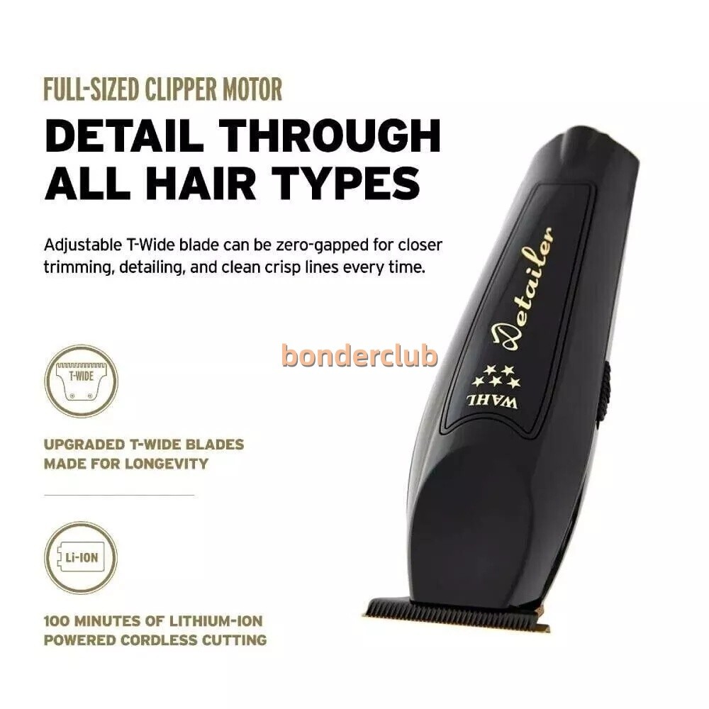 Cordless Wahl Barber Combo 3025397 Black Magic Clip Clipper