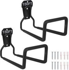 Heavy Duty Garden Hose Holder Wall Mount Water Hose Reel Storage for Outdoor