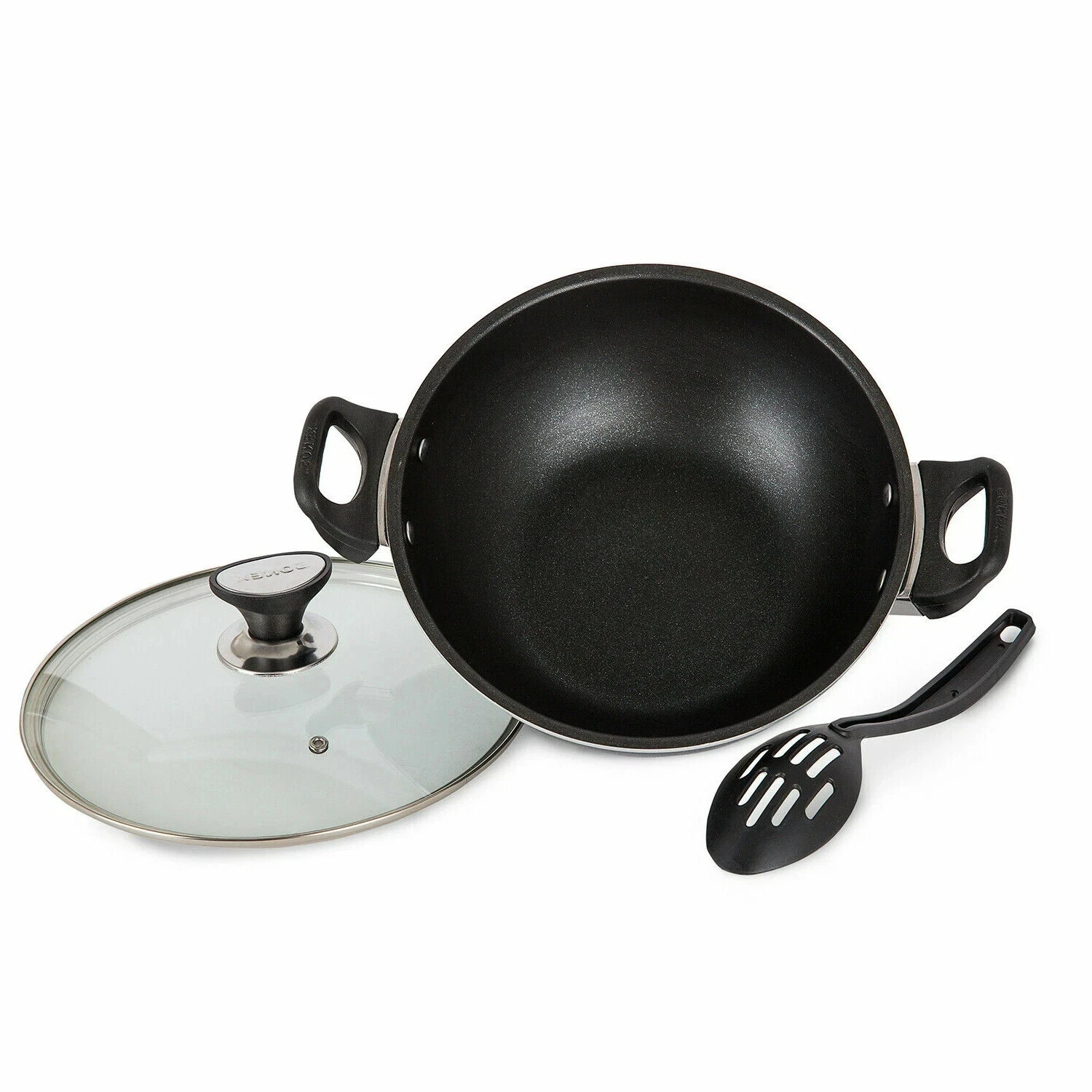 Non Stic Pan with Lid Aluminium Stir Fry 27–40cm UK
Opens in a new window or tab