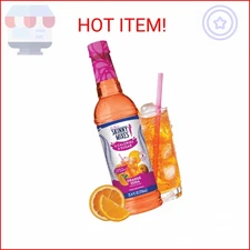 Jordan's Skinny Mixes Sugar Free Syrup, Orange Soda Flavored Water Enhancer, Dri