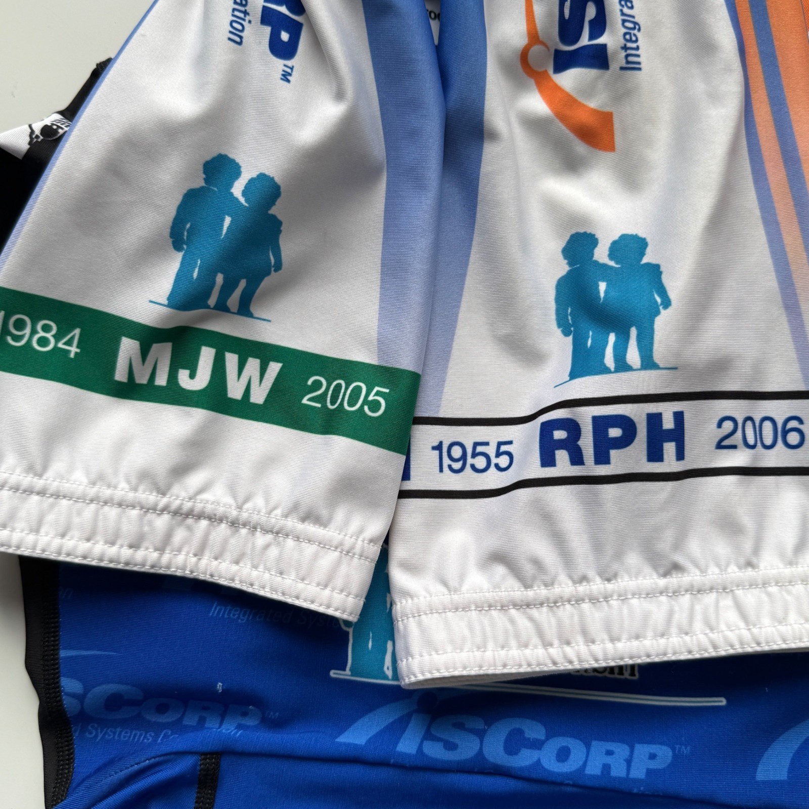 Louis Garneau Cycling Suit White/Blue Performance Fit Style Vintage Mens Size M