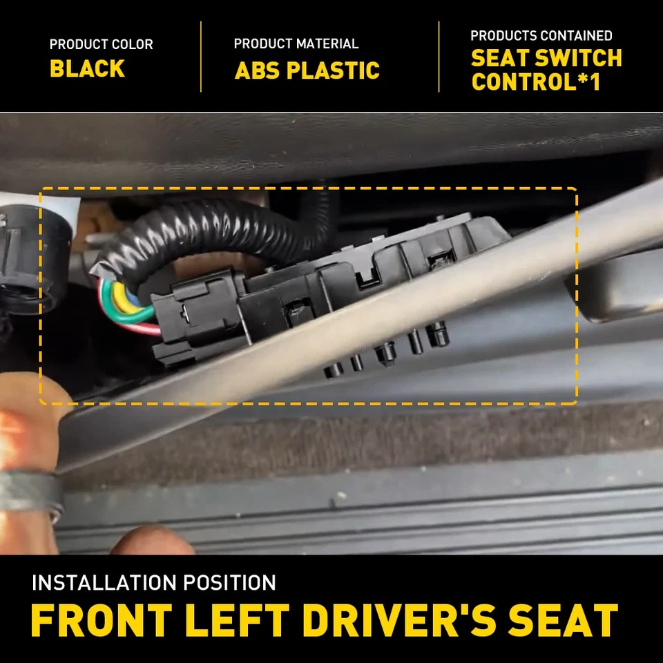 Interruptor de asiento del conductor para Chevrolet Colorado GMC Canyon 2015 2016 17 18 19-2022 EOA Foto 2 de 4