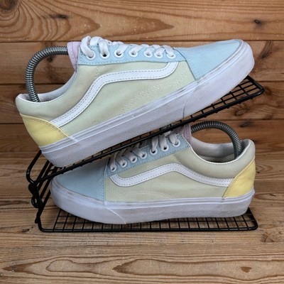 Vans Sneaker Damen UK 6 Old Skool Pastell Block Mehrfarbig Skater Surf Schuhe