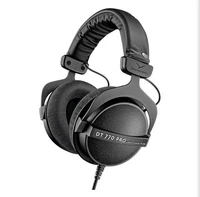 Beyerdynamic DT 770 PRO 80 Ohm Over Ear Studio Headphones Bundle (Black)