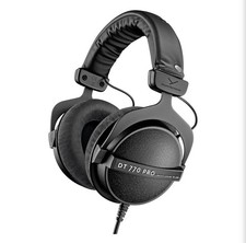Beyerdynamic DT 770 PRO 80 Ohm Over Ear Studio Headphones Bundle Black