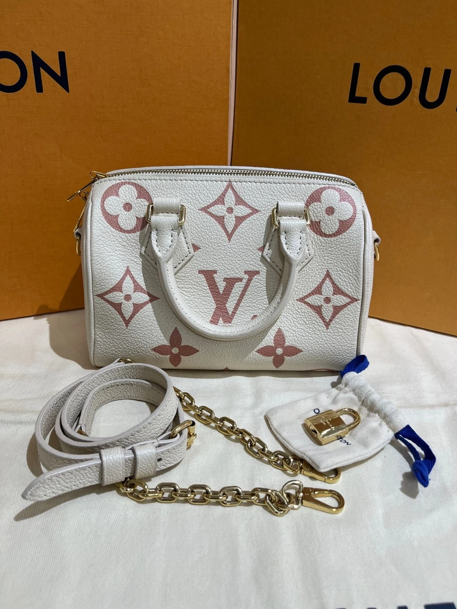 Louis Vuitton Leather Exterior White Bags & Handbags for Women for