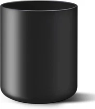 Black Kitchen Utensil Holder for Countertop, Large 7.2 Matte Ceramic Cooking Ute