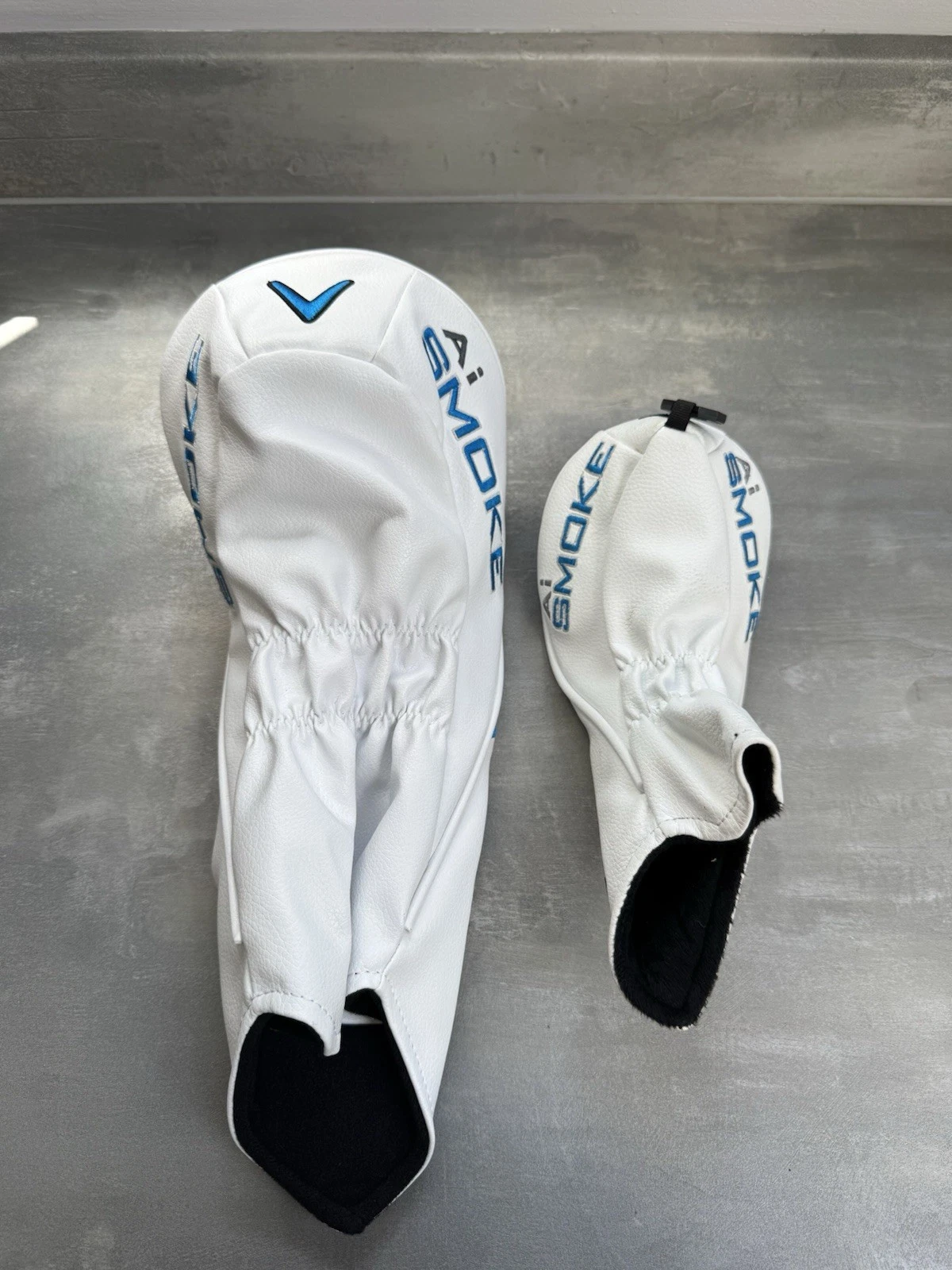Callaway Paradym Ai Smoke Driver & Hybrid/Wood Headcover White Black Blue 5