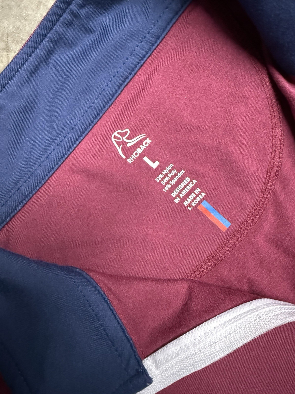 Rhoback Solid Performance Golf 1/4 Q-Zip Pullover… - image 6