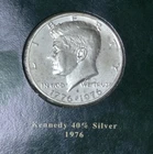 1776-1976 S 50C 40% Silver Kennedy Half Dollar 40% Silver BU Bicentennial