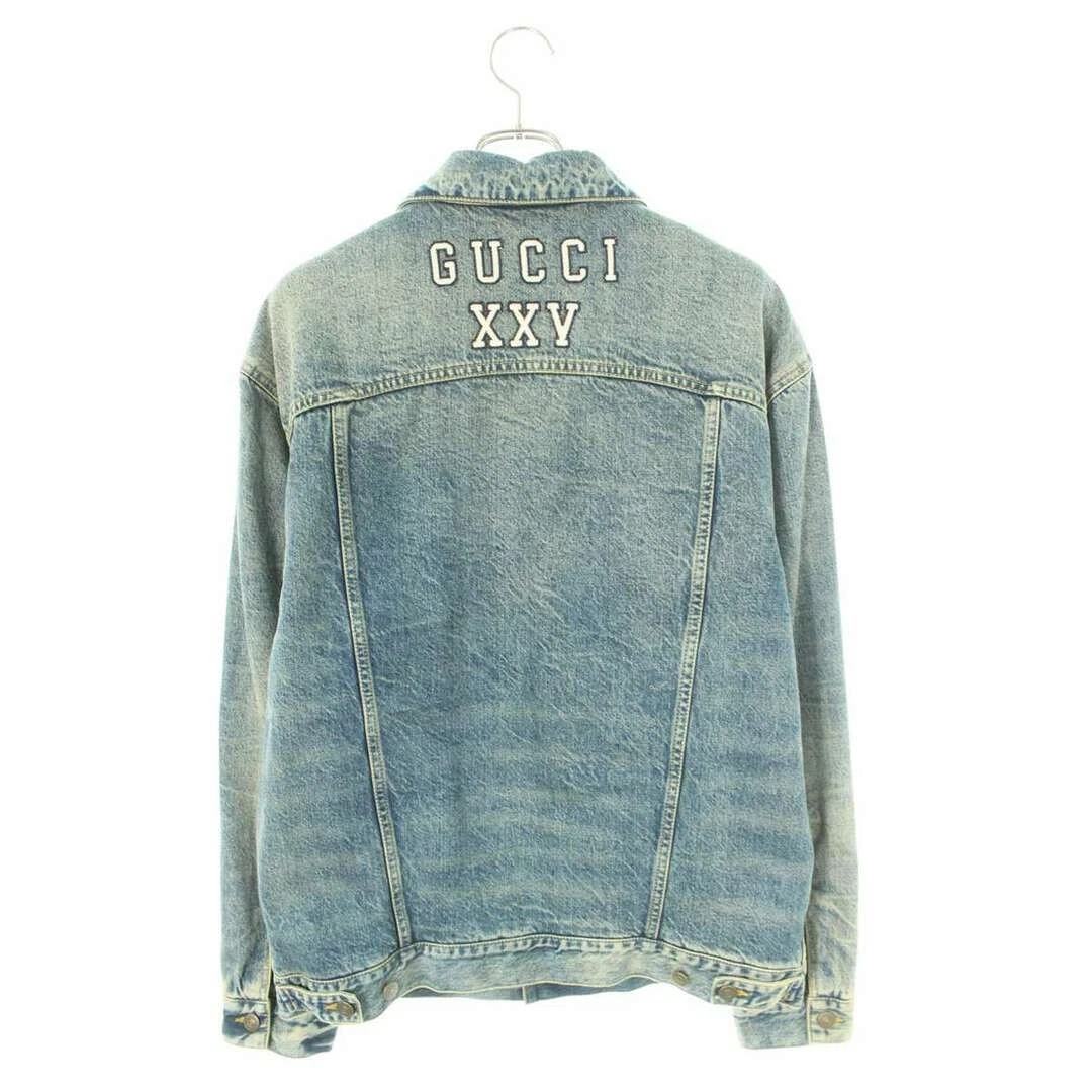 Gucci 18AW 475024 XRC85 NY New York Yankees giacca denim uomo 44 usato877f8