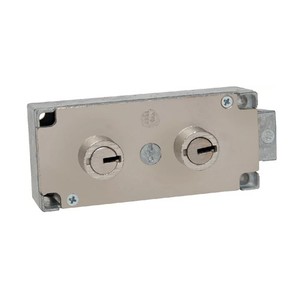 BULLSEYE 7737DLN-NI Safe Deposit Lock Lefebure Group, Neutral, Double