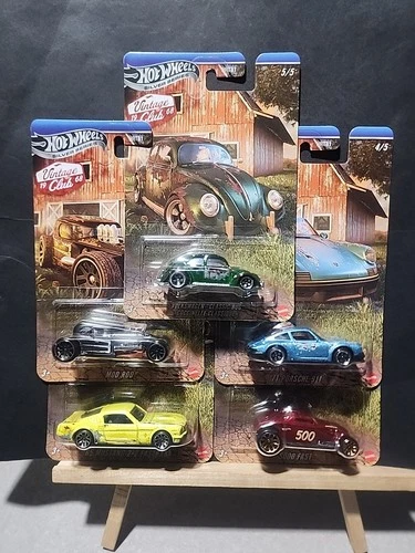 HOT WHEELS 1968 VINTAGE CLUB SILVER SERIES ( SET OF 5 )