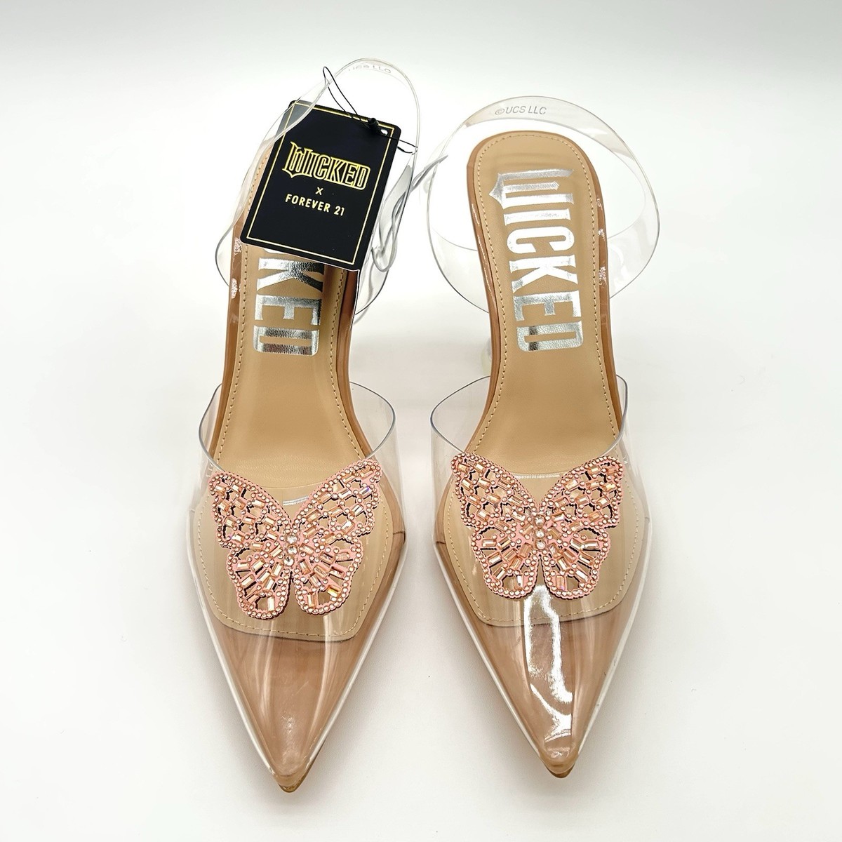 Wicked Movie x Forever 21 Glinda Butterfly High Heels Fairy Witch