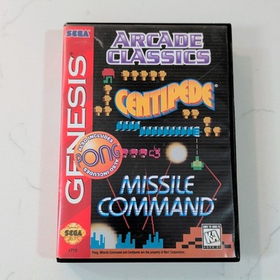 Arcade Classics (Sega Genesis, 1996) w/ Cade, Reg Card, + Manual - Tested 