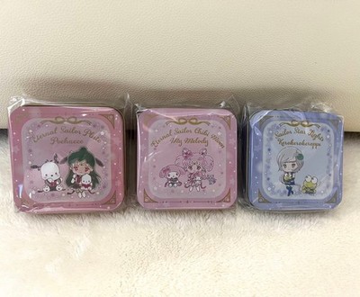 Sailor moon x Sanrio Can memo MY MELODY Pochacco Set Lot of 3
