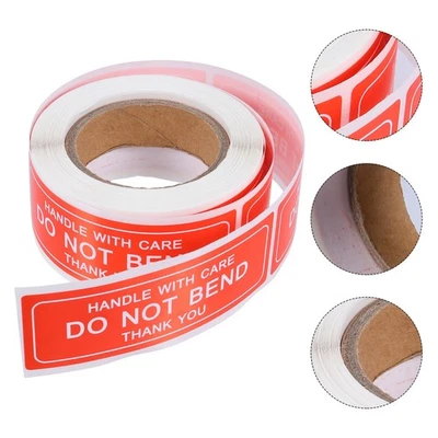 150Pcs Reusable Fragile Stickers Red Adhesive Shipping Labels - Image 1 of 4