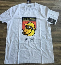 NWT Keuka Atletico Morelia 2025 Canarios Logo Futbol Soccer T-Shirt Mens Size XL
