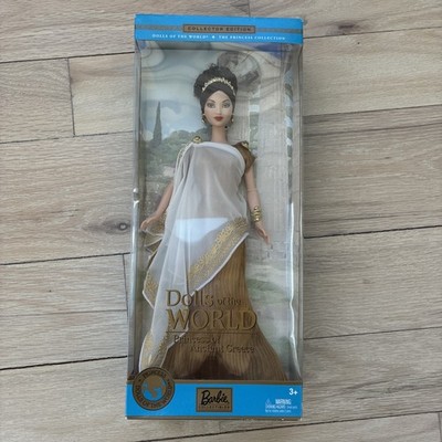 Vintage 2003 Mattel Dolls Of The World Princess Of Ancient Greece Barbie Doll