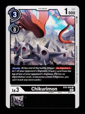 Chikurimon BT6-056 Black Digimon Card CCG Trading Card