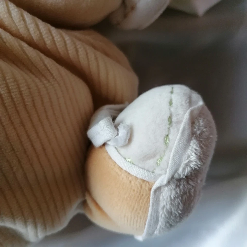 Doudou ours boule Patapouf, jaune, beige, blanc, feuilles , Kaloo - Image 4 of 4