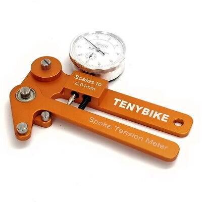 Bike Spoke Tension Meter Wrench Tool Kits Wire Tension Adjustment Indicator Calibration Wheel Correction Gauge Tool 