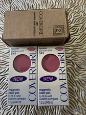 Cover Girl Magnetic color pot compact refills #545 Parisian Pink LIP COLOR 2 ct