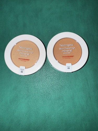 (LOT OF 2) Neutrogena SkinClearing Mineral Powder # 60 #85 New & Seal