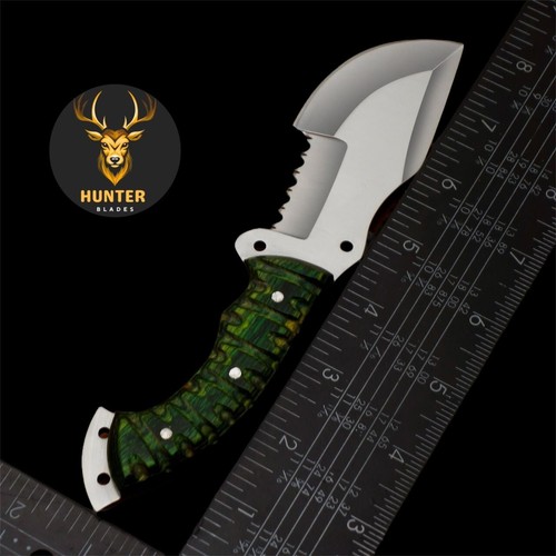 MINI CUCHILLO RASTREADOR | Mini cuchillo de caza Full Tang personalizado hecho a mano D2 acero EDC - Imagen 2 de 7