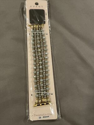 Apple watch BAND (no watch)  38-40mm bracelet style, grey, NEW from francescas