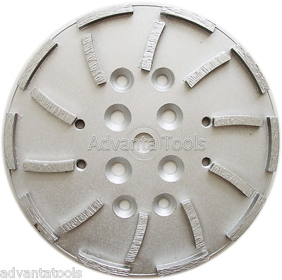 10  Concrete Grinding Head for Edco Blastrac Floor Grinders - 20 Segments