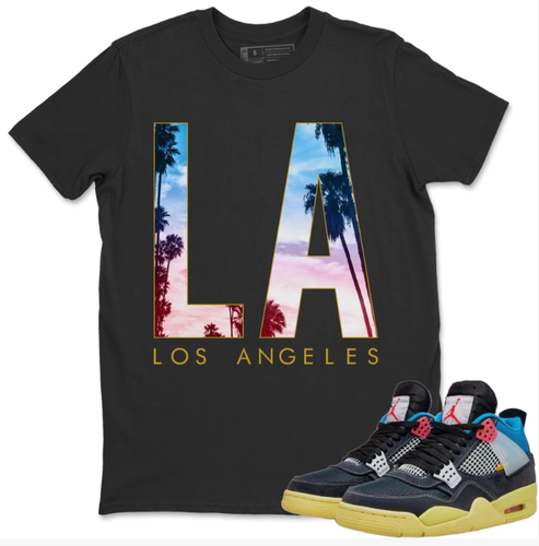 Tee to match jordan 4 union off noir los angeles shirt | eBay