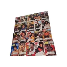 JET MAGAZINE LOT OF 49/ 1992 Halle Berry , Aretha Franklin , Damon Wayans + More