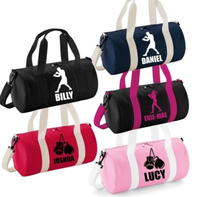 BAG BASE Sacco Boxe Personalizzato Kids Club Holdall Ragazzi Ragazze Kit Bambini Guanti Scarpe