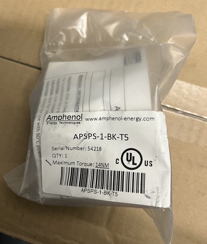 Amphenol apsps-1-BK-t5 Heavy Duty Power Connector - Picture 4 of 4
