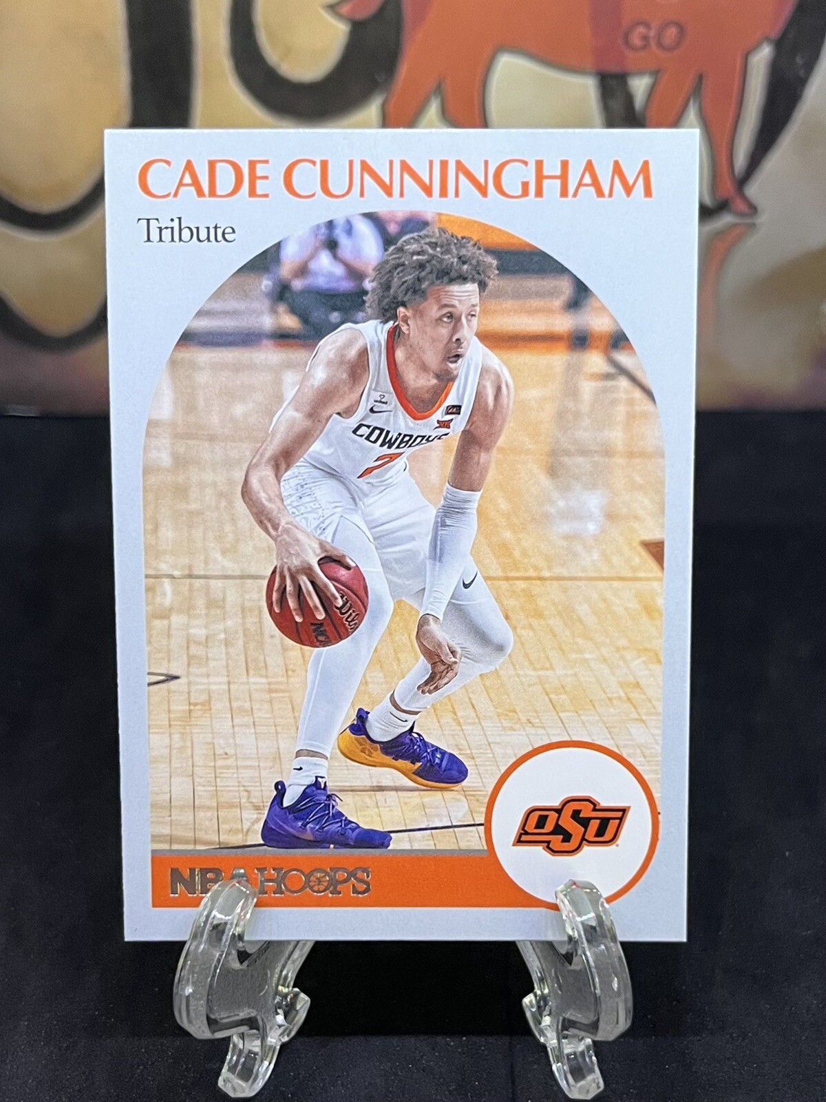 2021-22 Panini Chronicles Draft Picks Cade Cunningham RC #51 Hoops Retro Cowboys