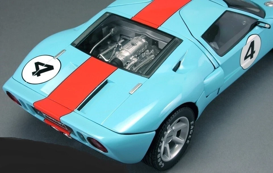 Ford GT40 Race Car 1:18 Le Mans Racing Custom Built Model 12 Concept 24 Classic - Image 2 of 4