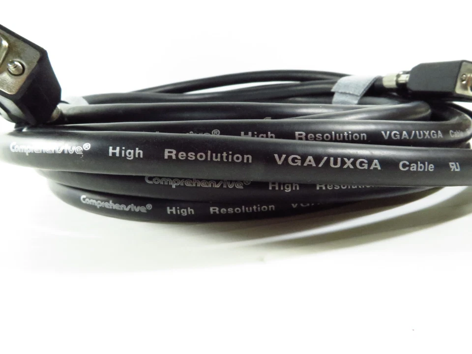 Comprehensive 16' VGA-UXGA Multimedia HD 15-Pin Male-Male Cables - Image 2 of 4