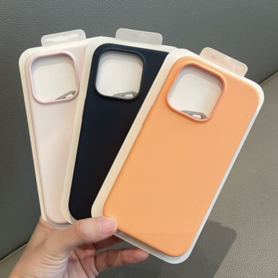 Coque Silicone Aimantée MagSafe Pour IPhone 12 à 16 Pro & Pro Max - Protection Fine Et Magnets