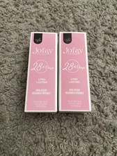 Paquete de 2 pegamento de uñas sólido gel 30 g acrílico y gel suave puntas de uñas Jofay 28+ pegamento de día