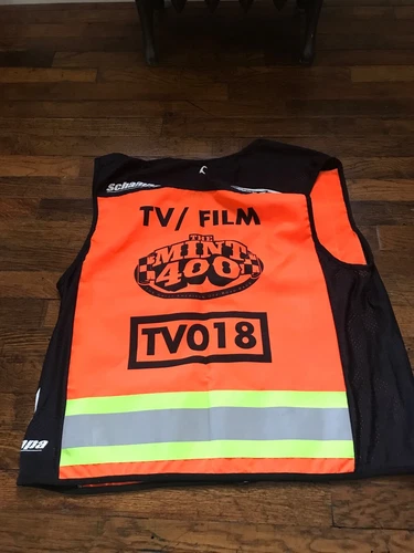 The Mint 400 tv film Safety Vest with Reflective Strips Schampa - product listing photo