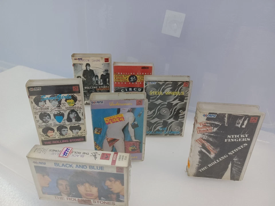 The Rolling Stones Cassette tape INDIA indian version Collector Auction RARE - Image 4 of 4