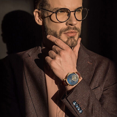 AILANG Orologio Uomo Tourbillon Carica Manuale Orologi da polso meccanici impermeabili - Foto 5 di 20