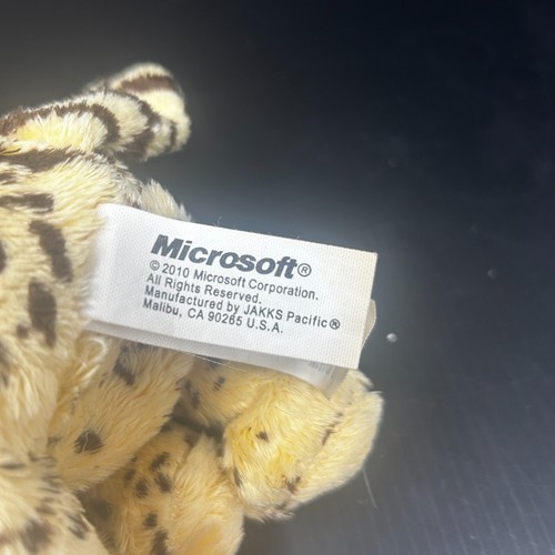 Microsoft Kinectimals Cheetah Leopard Cat Plush Bean Bag Toy XBOX Kinect 2010 - Picture 4 of 10