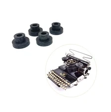 x4 Rubber Feet for Hammond Folding Multiplex Typewriter Replacement Part Vtg