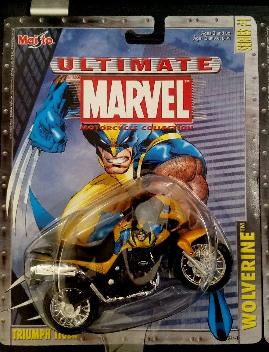 Maisto Ultimate Marvel Motorcycle Collection Wolverine Series #1