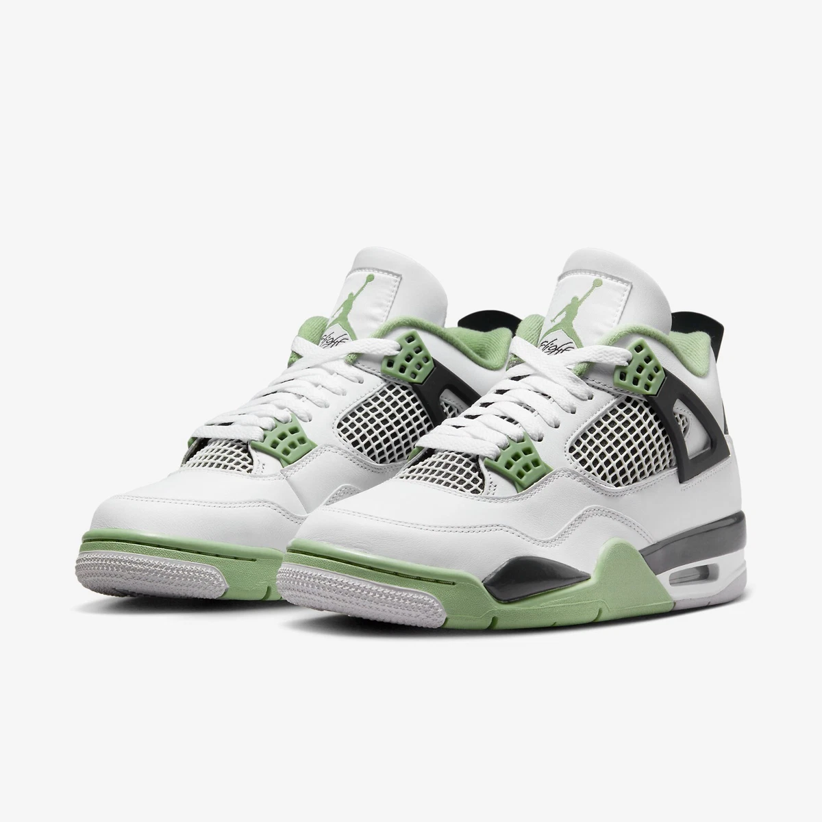 Wmns Air Jordan 4 Retro 'Oil Green' 8