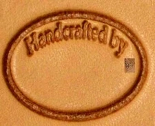 CRAFTOOL - TANDY LEATHER 3D STAMP - 8689 - HAND CRAFTED BY - 8689-00 - NEW