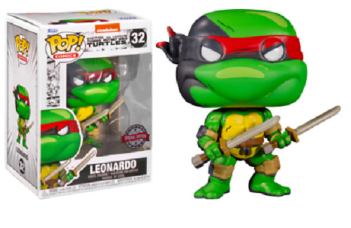 Teenage Mutant Ninja Turtles Leonardo Comic Exclusive Pop! Vinyl Figure #32