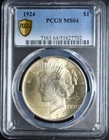 1924 Peace Dollar PCGS MS64